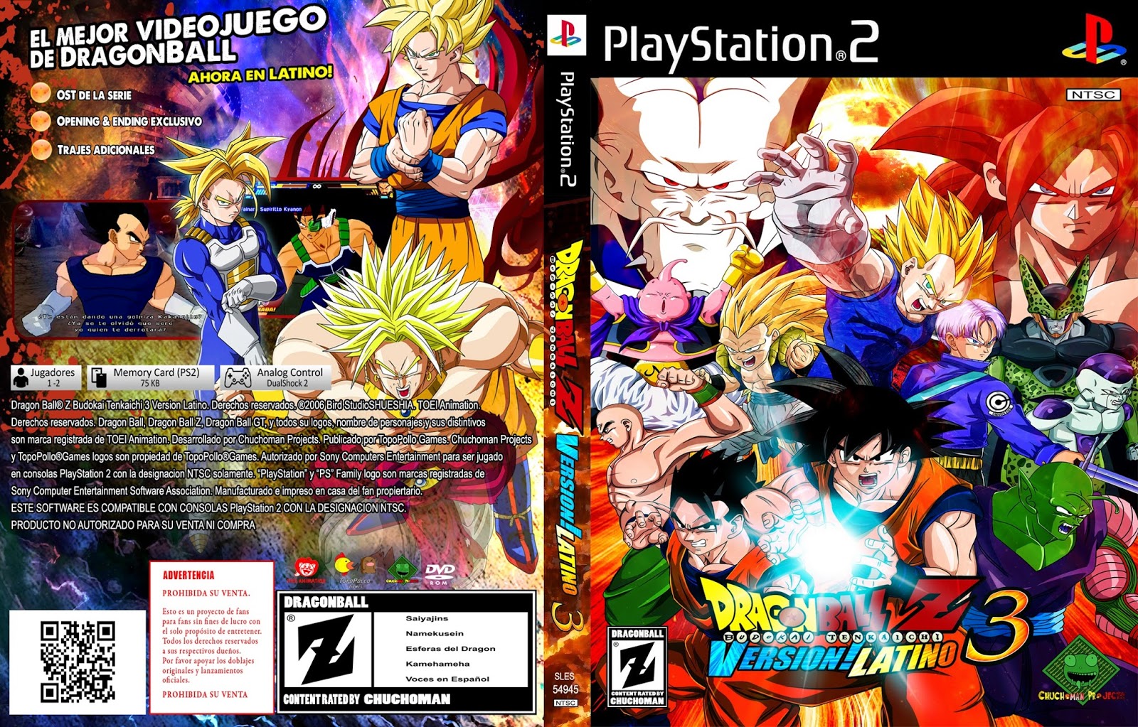 dragon ball z sparking meteor ps2 iso zone